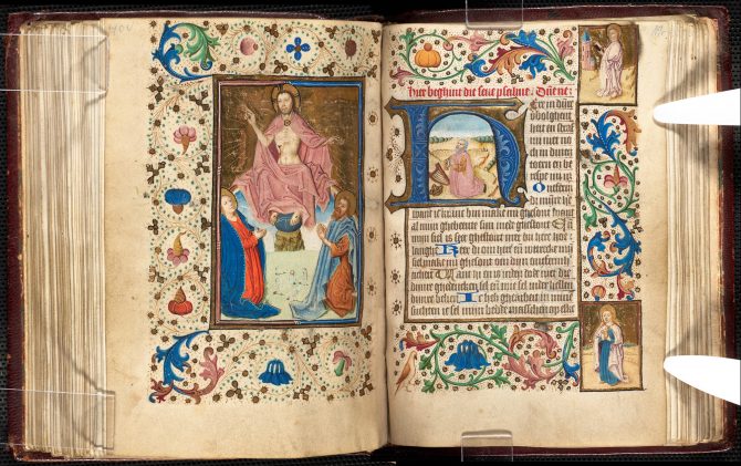 The book of hours is a collection of Christian devotional texts that was widely popular during the late Middle Ages and Renaissance